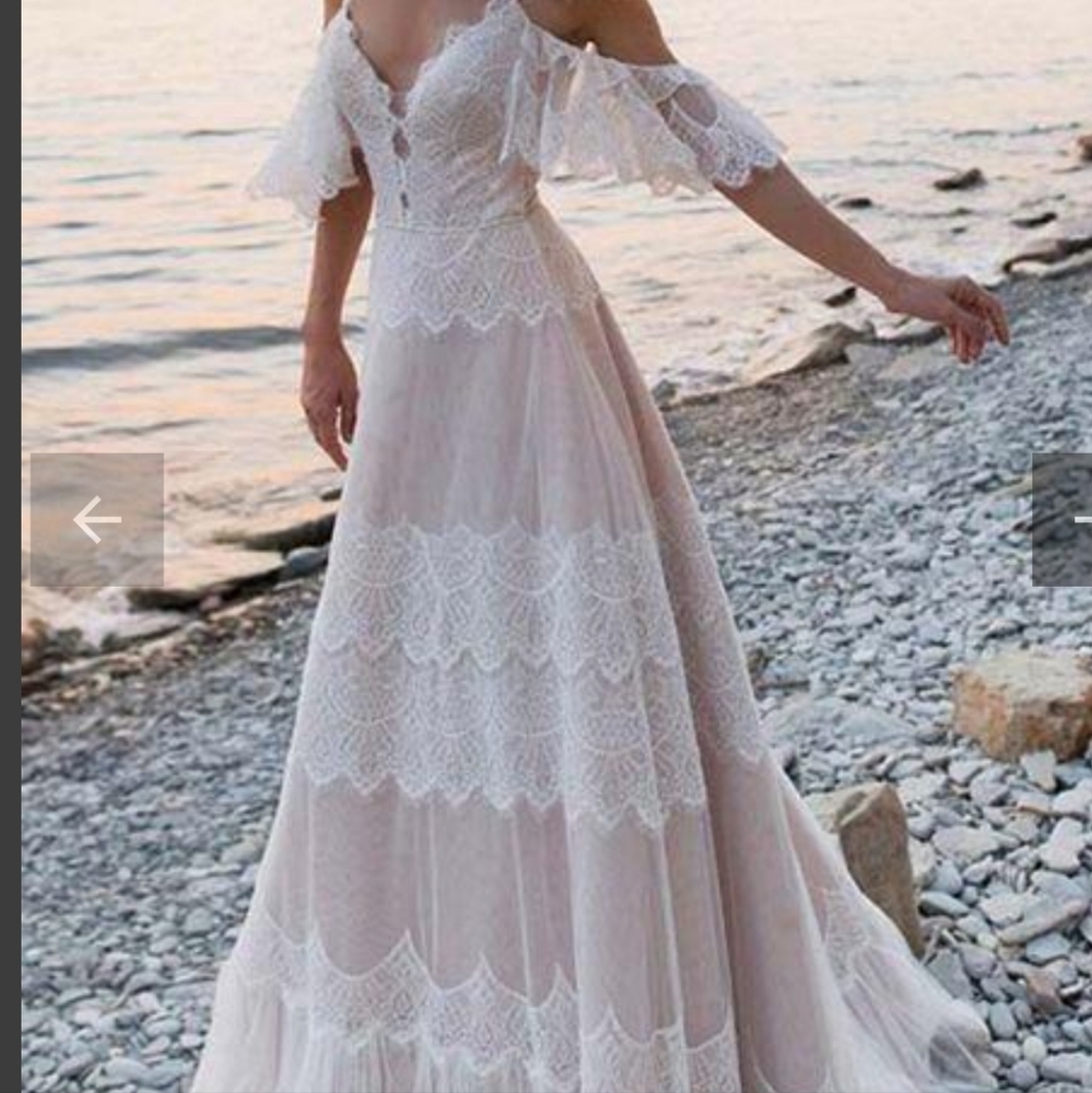 Bohemian off the shoulder dress